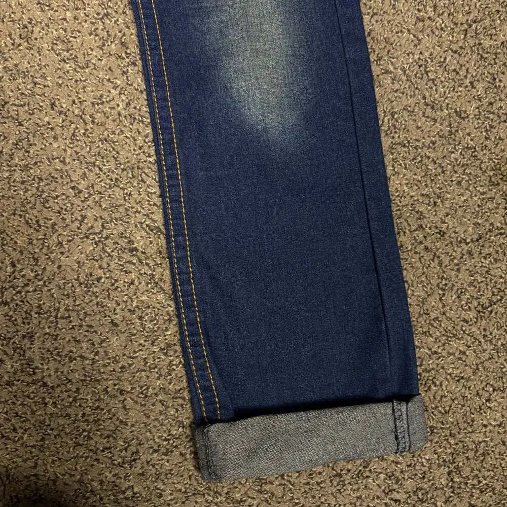 True Religion Vintage Dark Wash Denim Jeans with Contrast Stitching Sz 32